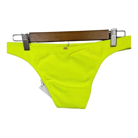 PILYQ Tube Bandeau Bikini‎ Top and Full Bikini Bottom in Pineapple Reef Terry L - Picture 12 of 16